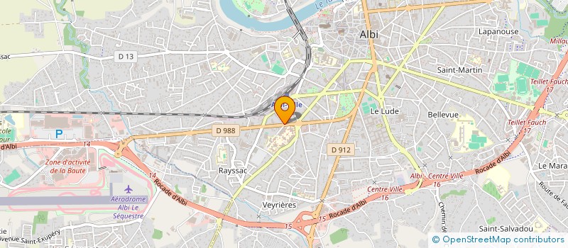 localisation de l'entreprise EDIPRESS à ALBI