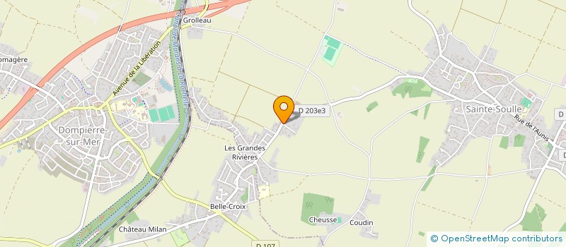 localisation de l'entreprise EDIPRINT à SAINTE-SOULLE