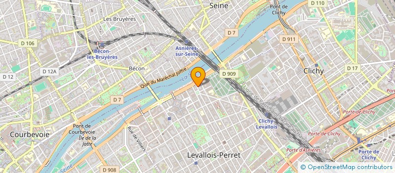 localisation de l'entreprise EDIPRO FRANCE à LEVALLOIS-PERRET
