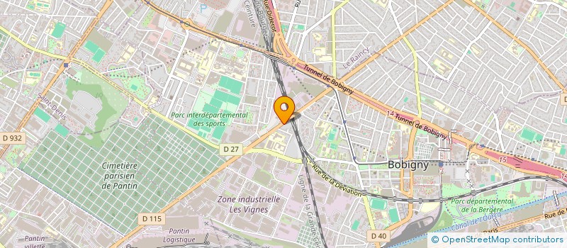 localisation de l'entreprise EDIPUB à BOBIGNY