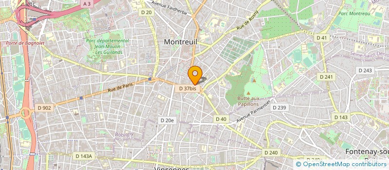 localisation de l'entreprise EDIQUARTIER à MONTREUIL