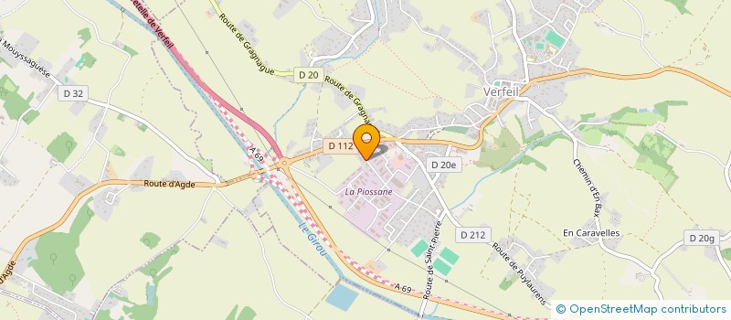 localisation de l'entreprise EDIR CONCEPT à VERFEIL