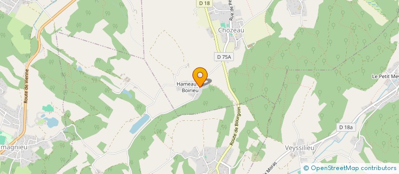 localisation de l'entreprise EDIRCOM à CHOZEAU