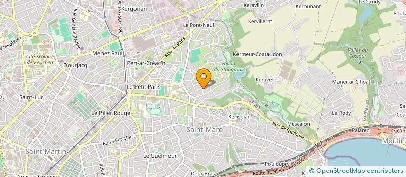 localisation de l'entreprise EDIROISE à BREST