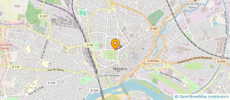 localisation de l'entreprise EDIS BATIMENT TP à NEVERS