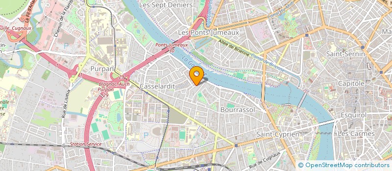 localisation de l'entreprise EDISA à TOULOUSE