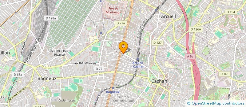 localisation de l'entreprise EDISCIENCE INTERNATIONAL  CACHAN