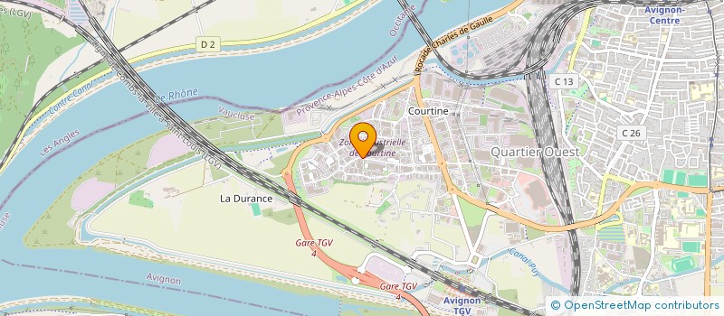 localisation de l'entreprise EDISCOM  AVIGNON