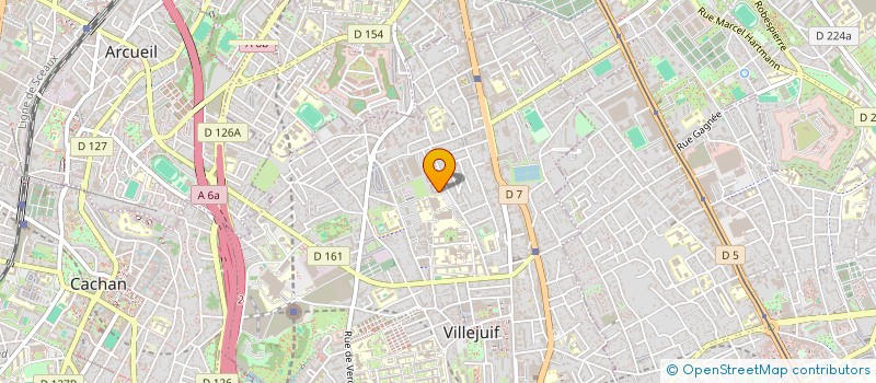 localisation de l'entreprise EDISIIC à VILLEJUIF