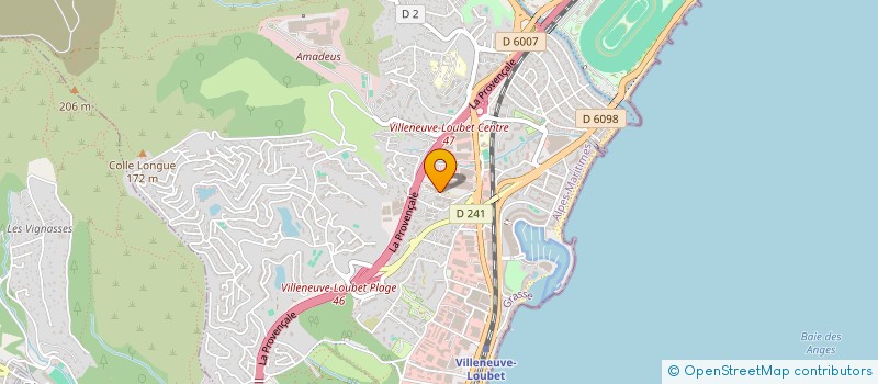 localisation de l'entreprise EDISON à VILLENEUVE-LOUBET