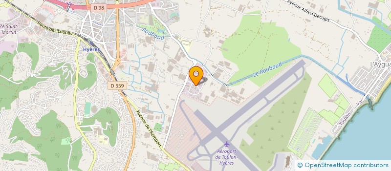 localisation de l'entreprise EDISON à HYERES