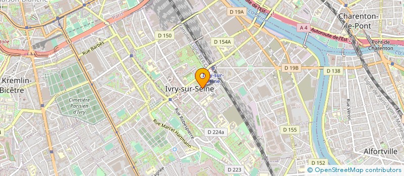 localisation de l'entreprise EDISON CORPORATE à IVRY-SUR-SEINE