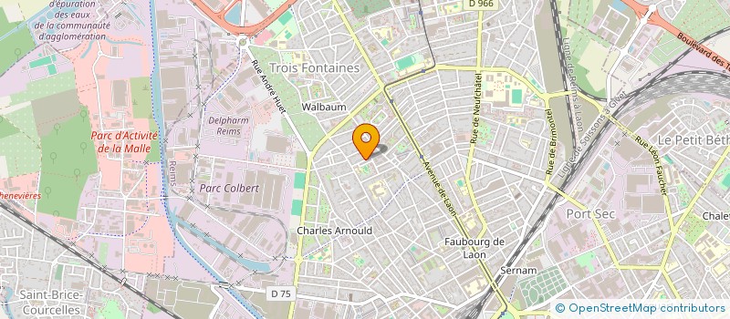 localisation de l'entreprise EDIT  REIMS