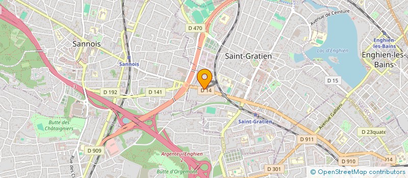 localisation de l'entreprise EDIT-ARTE  SAINT-GRATIEN