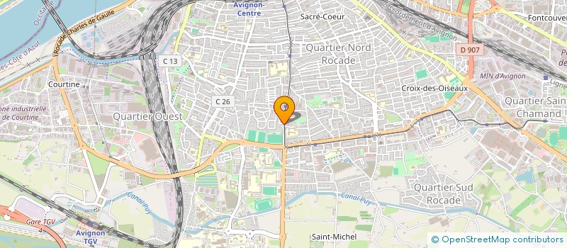 localisation de l'entreprise EDIT-ENVIRONNEMENT à AVIGNON