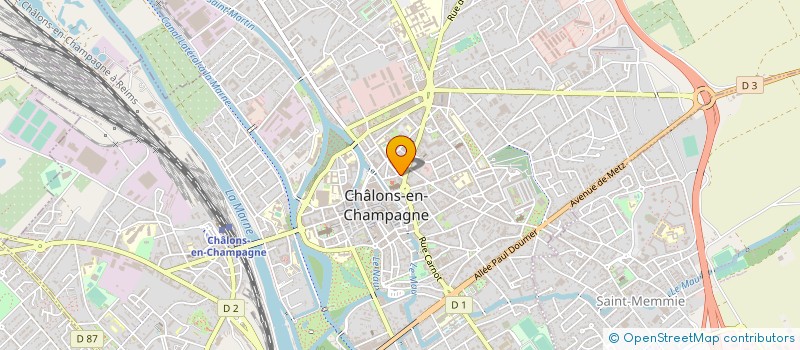 localisation de l'entreprise EDIT EVENEMENTS  CHALONS-EN-CHAMPAGNE