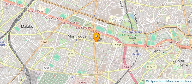 localisation de l'entreprise EDIT HUBERT BURDA MED SAS - PARIS  MONTROUGE