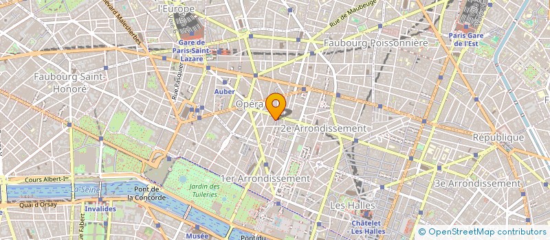 localisation de l'entreprise EDIT MUSIC INTERSONG CONTINENT  PARIS