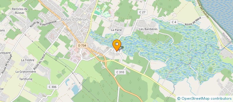 localisation de l'entreprise EDIT'O LES EDITIONS OLERONAISES  DOLUS-D'OLERON