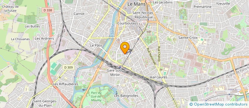 localisation de l'entreprise EDIT PRESSE à LE MANS