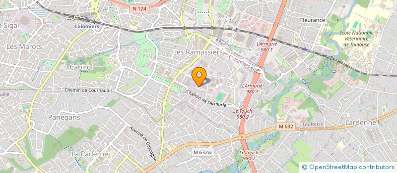 localisation de l'entreprise EDIT PUB à COLOMIERS