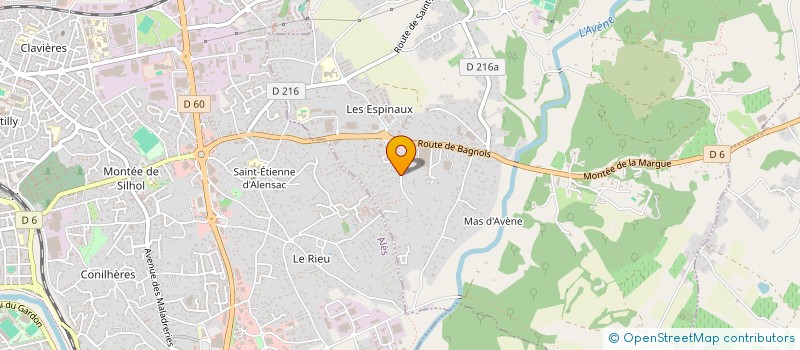 localisation de l'entreprise EDIT SUD à SAINT-PRIVAT-DES-VIEUX
