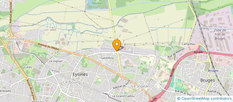 localisation de l'entreprise EDITA à EYSINES