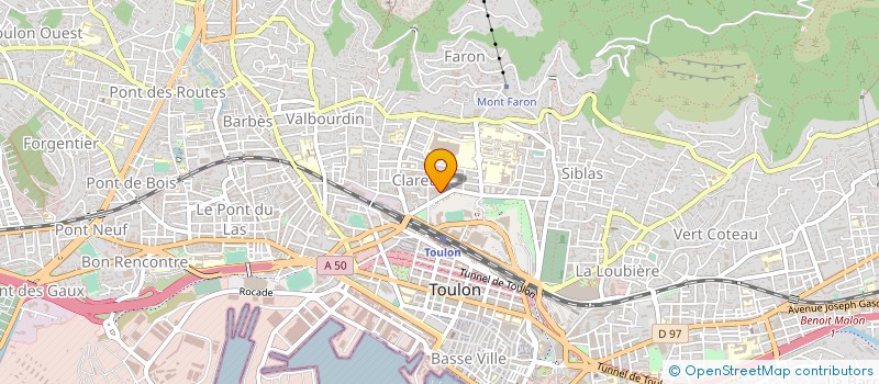 localisation de l'entreprise EDITA SARL à TOULON