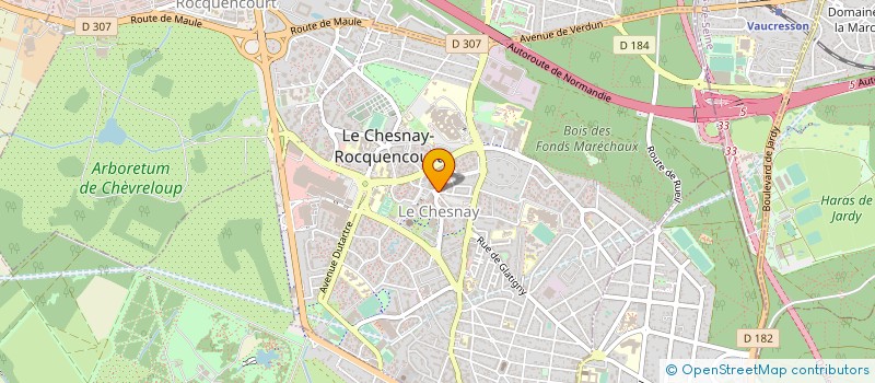 localisation de l'entreprise EDITAIR à LE CHESNAY-ROCQUENCOURT