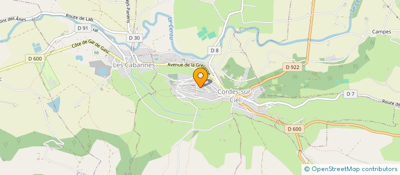 localisation de l'entreprise EDITAR à CORDES-SUR-CIEL