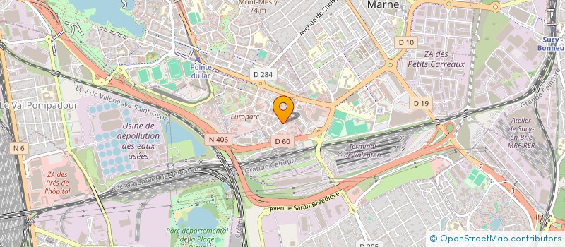 localisation de l'entreprise EDITEC à CRETEIL