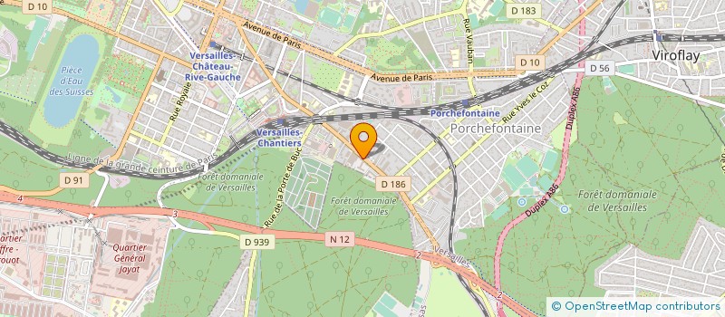 localisation de l'entreprise EDITES à VERSAILLES