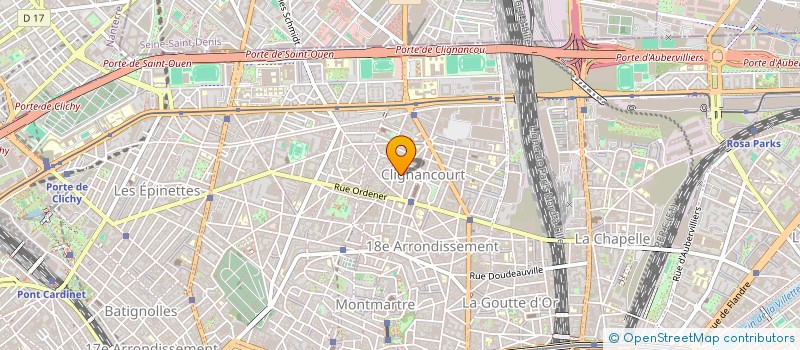 localisation de l'entreprise EDITH à PARIS