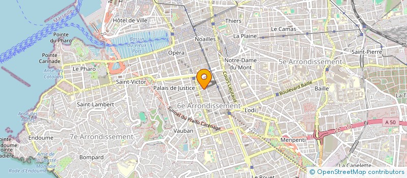 localisation de l'entreprise EDITH AMMAR AVOCAT  MARSEILLE