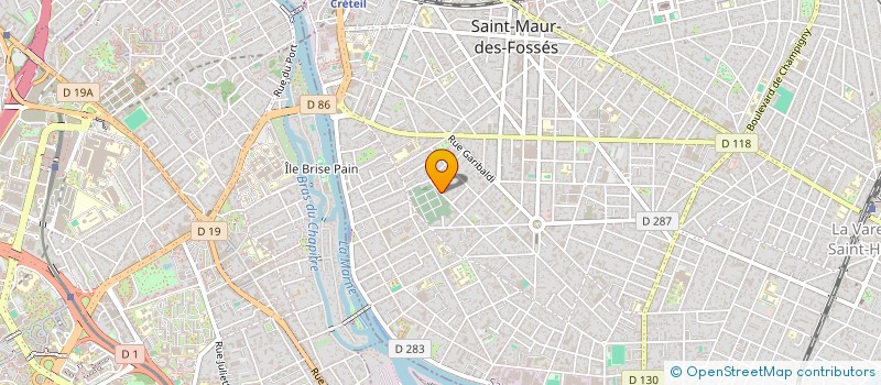 localisation de l'entreprise EDITH ET FERNAND à SAINT-MAUR-DES-FOSSES