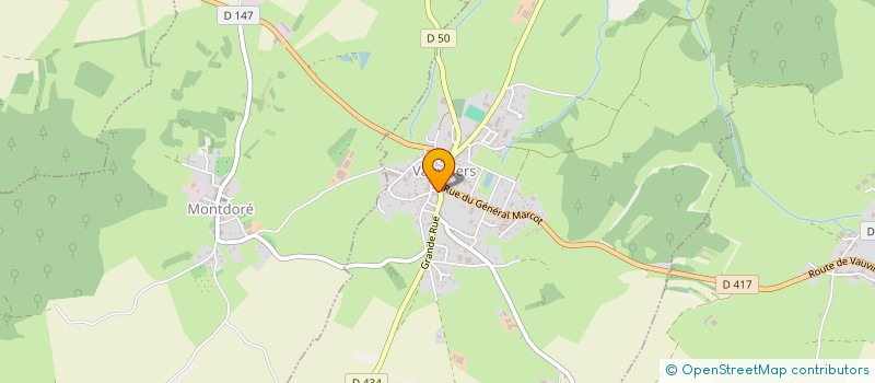 localisation de l'entreprise EDITH ET HUGUES MOUGIN  VAUVILLERS