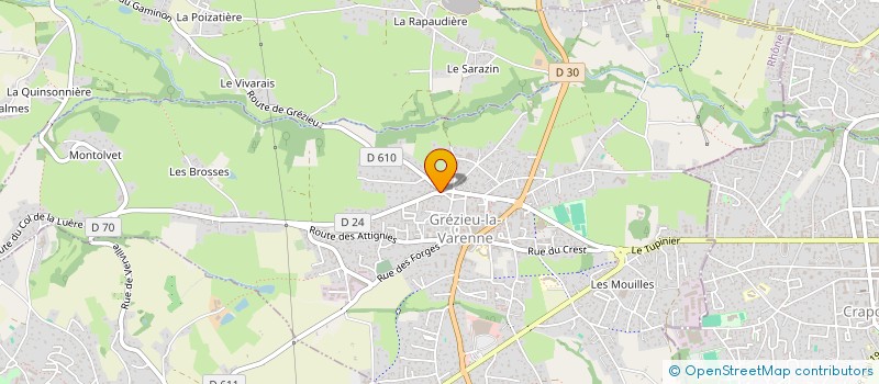 localisation de l'entreprise EDITHEOS  GREZIEU-LA-VARENNE