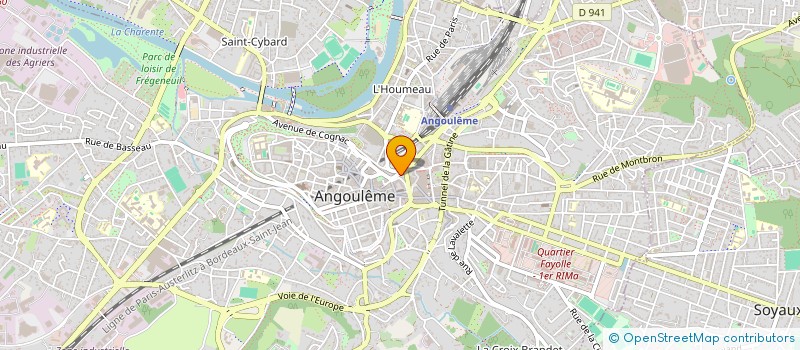 localisation de l'entreprise EDITHEQUE à ANGOULEME