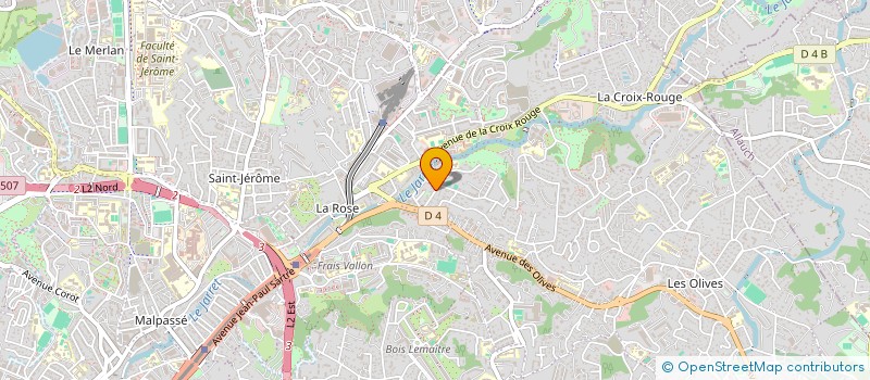 localisation de l'entreprise EDITIC SUD- GROUPE INFORMAT ET COMMUNICA à MARSEILLE