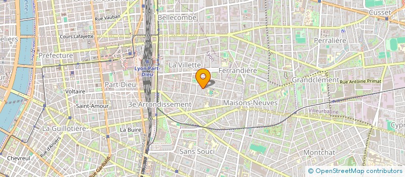 localisation de l'entreprise EDITION ASSOCIATIVE EKRYSTURE  LYON