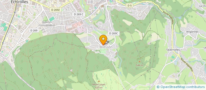 localisation de l'entreprise EDITION COMMUNICATION KHARTEL  BRESSON