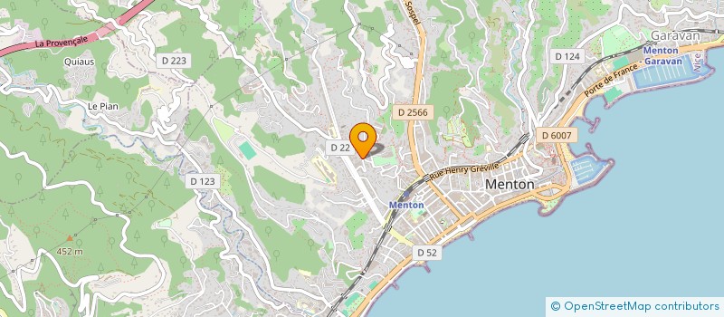 localisation de l'entreprise EDITION CONTES D'HAUTEUR à MENTON