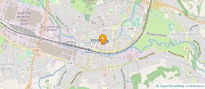 localisation de l'entreprise EDITION DE FRANCHE COMTE  VESOUL