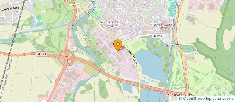 localisation de l'entreprise EDITION DES TROIS BOSSES  ILLKIRCH-GRAFFENSTADEN