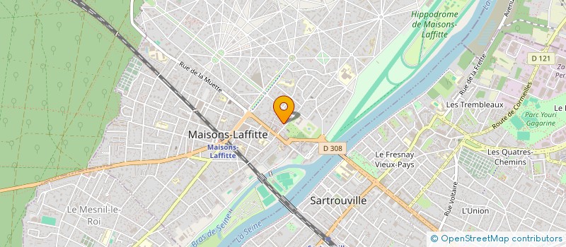 localisation de l'entreprise EDITION DU CHATEAU à MAISONS-LAFFITTE