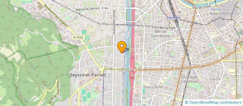 localisation de l'entreprise EDITION DU GRESIVAUDAN LIVRES à SEYSSINET-PARISET