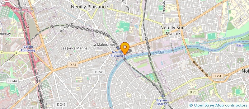 localisation de l'entreprise EDITION DU PAPYRUS à NEUILLY-PLAISANCE