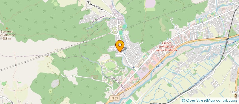 localisation de l'entreprise EDITION DU SOIR  DIGNE-LES-BAINS