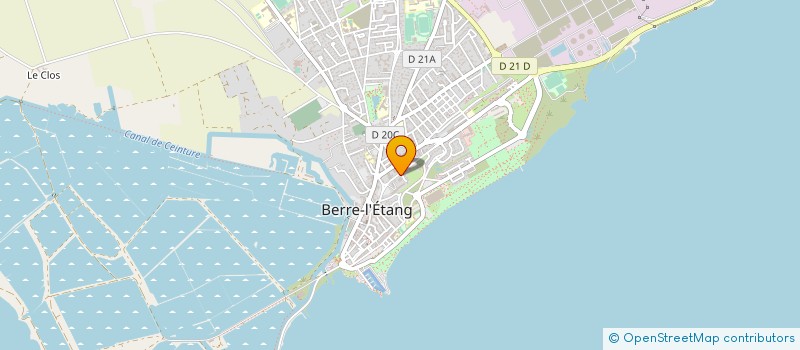 localisation de l'entreprise EDITION ET DEVELOPPEMENT LOGICIELS à BERRE L'ETANG