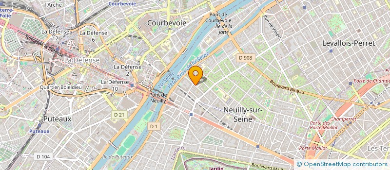 localisation de l'entreprise EDITION FALC à NEUILLY SUR SEINE